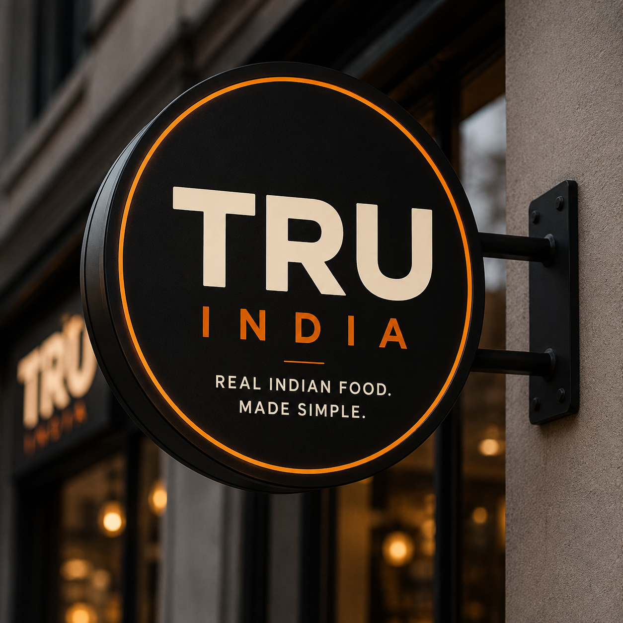 TRU INDIA signage